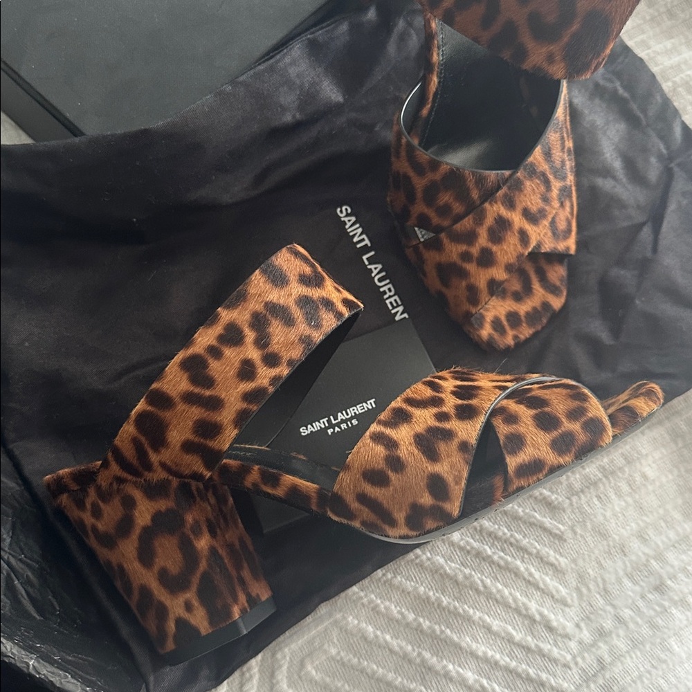 Saint Laurent Oak 75 Mule Sandals - Picture 14 of 15